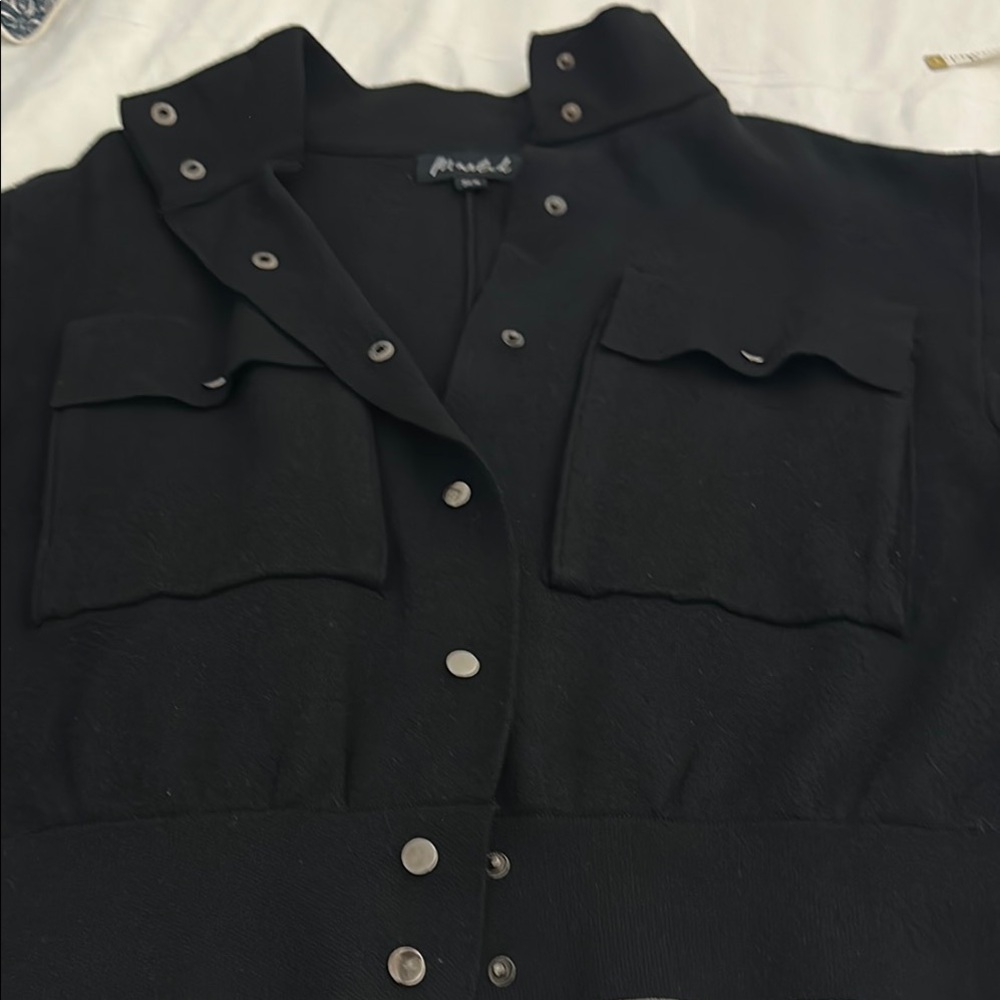 NWOT: Marled Black Bomber Jacket